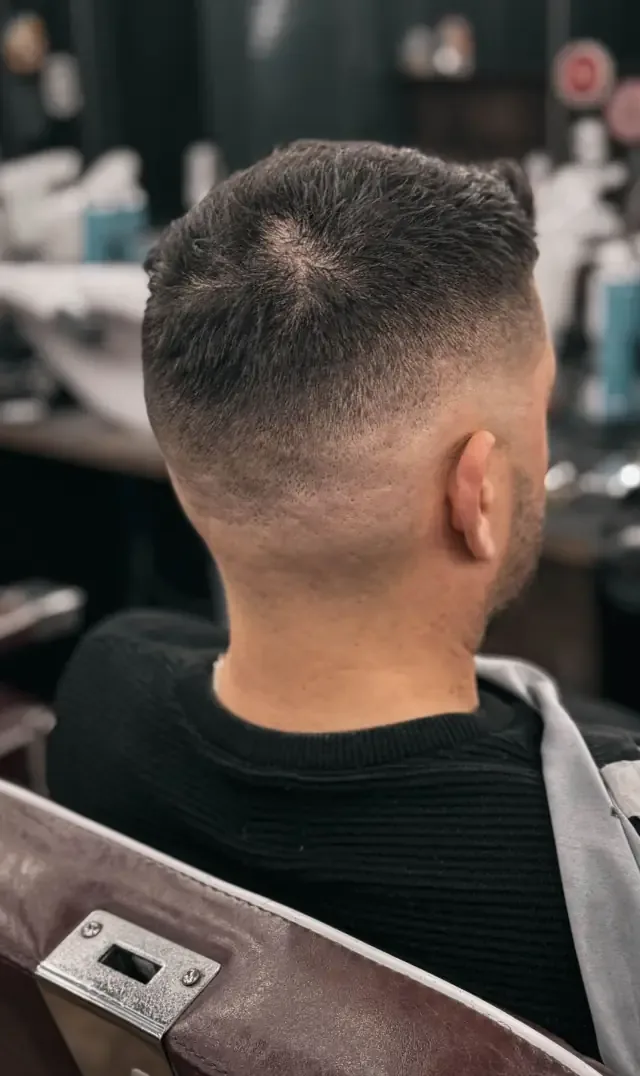 Fade in chair at Gentlemen Barber Shop Krakow in Kazimierz