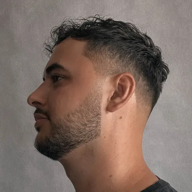 Hair + beard combo at Gentlemen Barber Shop Krakow in Kazimierz